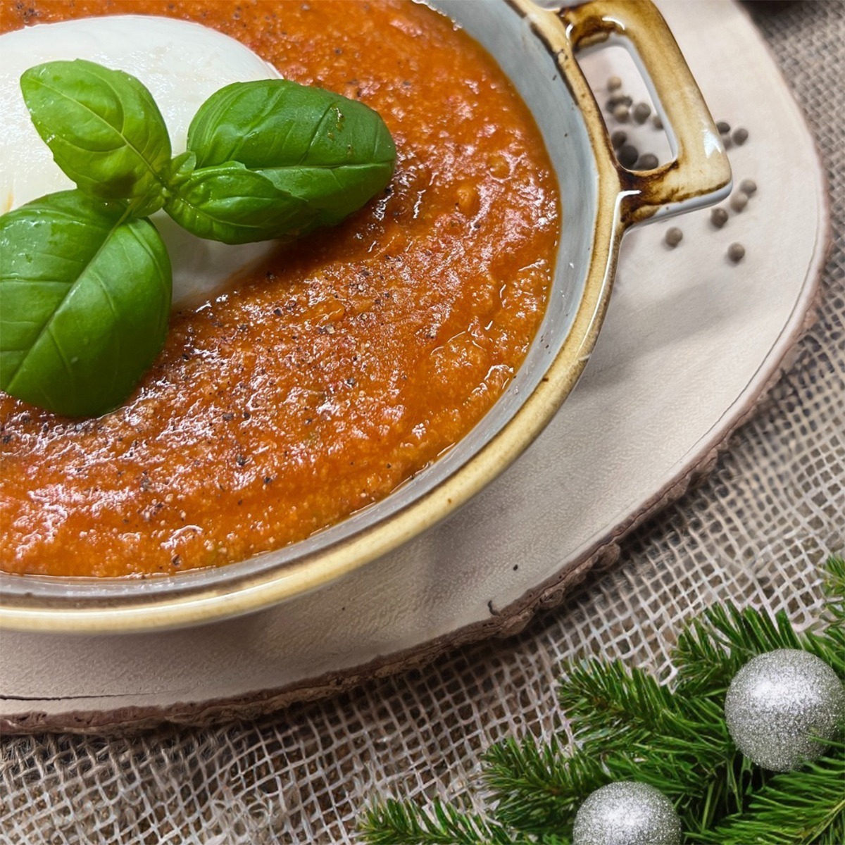 Vegetarisches Weihnachtsmenü Weihnachtliche Vorspeisen Festliche Vorspeise Weihnachtsrezepte vegetarsich