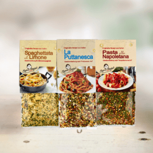 3x 60g italienische Gewürzmischungen / Pastasaucen Probierset