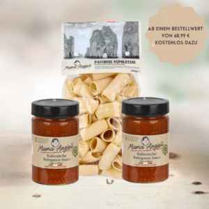 Italienisches Genuss-Bundle: Mama Angioli Paccheri & Herzhafte Bolognese-Saucen