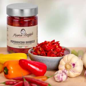 Mama Angioli - Peperoncino Rondelle / Geschnittene scharfe Chilischoten 310g